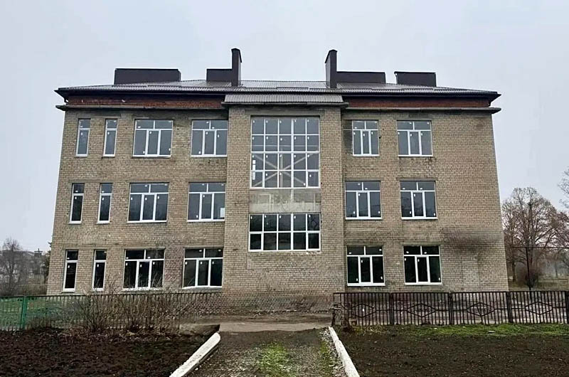 В подшефном Новолуганском