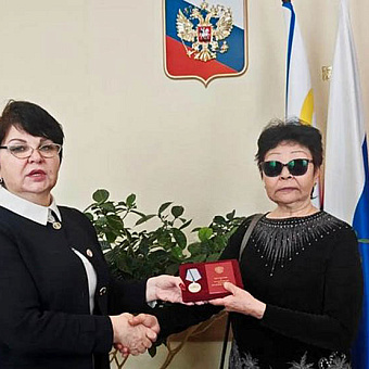 Награду передали семье героя